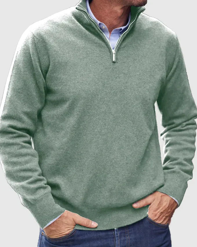 PULL AVEC ZIP POUR HOMME