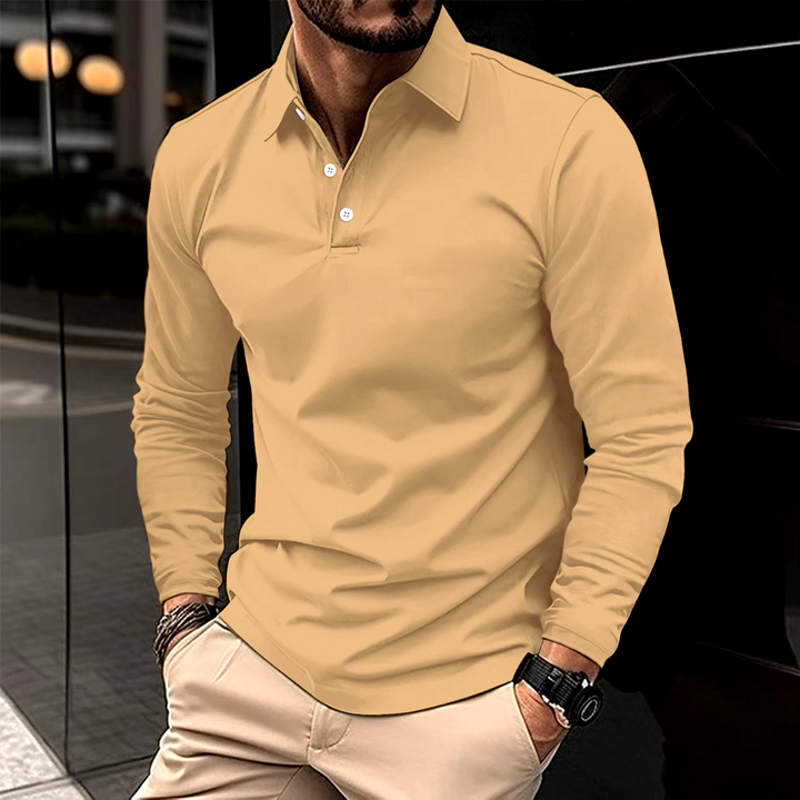 POLO CLASSICA À MANCHES LONGUES POUR HOMME