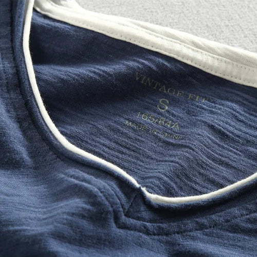 CHEMISE À MANCHES LONGUES EN COTON