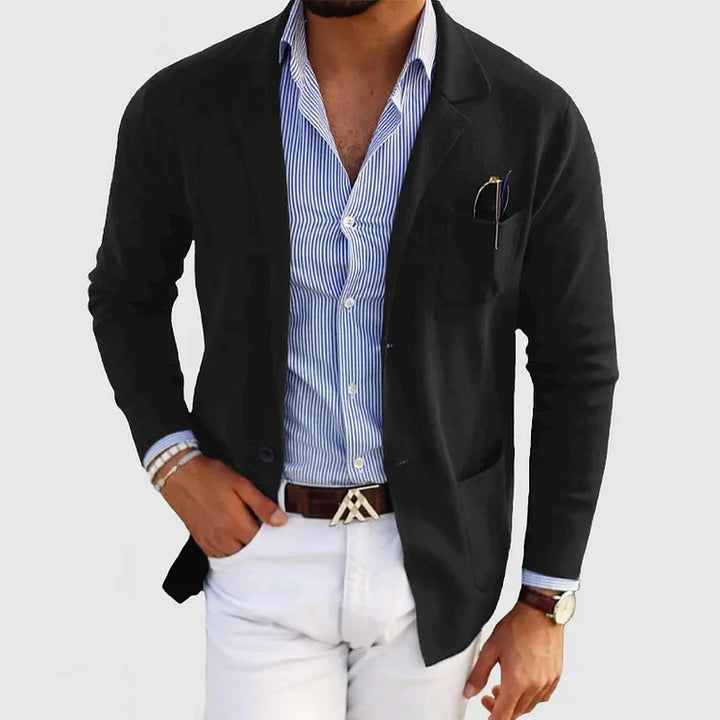 BLAZER LUXUEUX POUR HOMME EN MATÉRIAU SOUPLE
