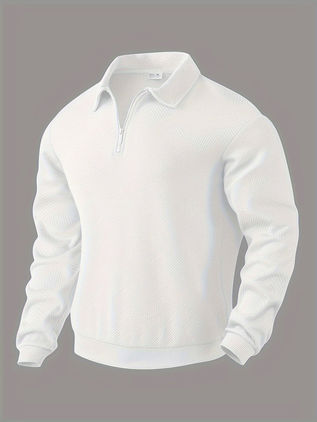 PULL À MAILLE GÉOMÉTRIQUE POUR HOMME