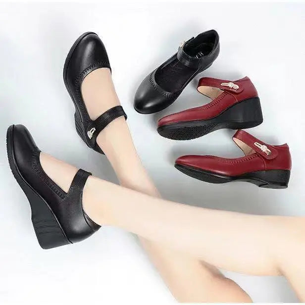Nathalie | Chaussures élégantes à talon moyen, confort absolu