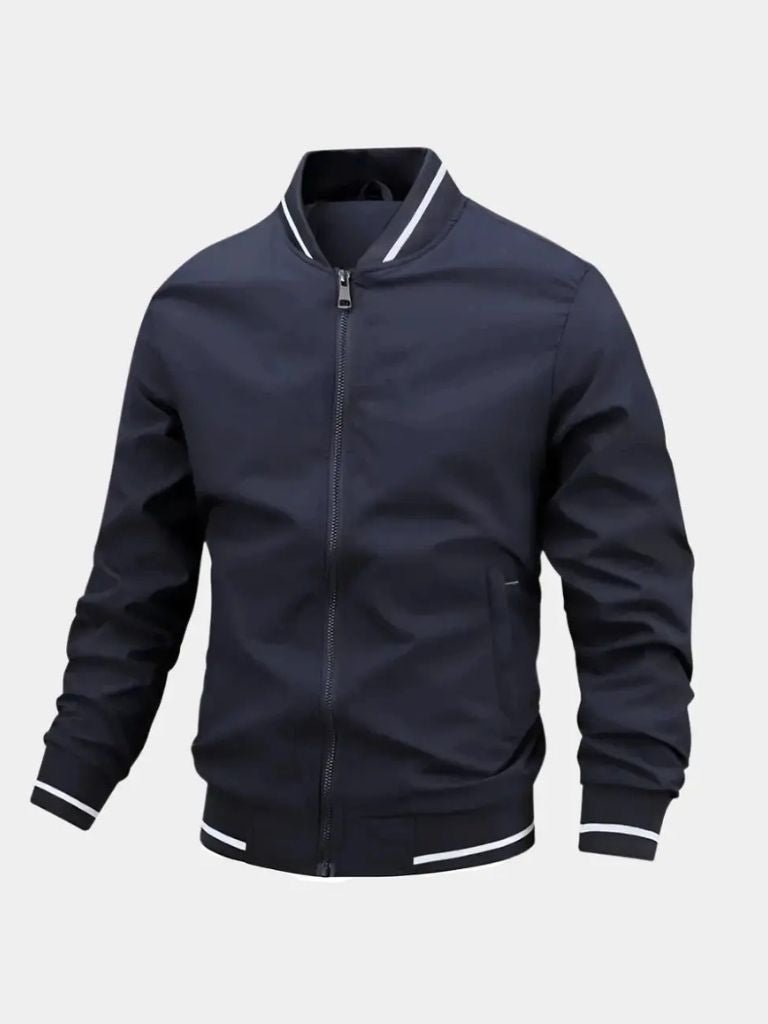 SYLVAIN | Blouson teddy en coton brossé — esprit baseball