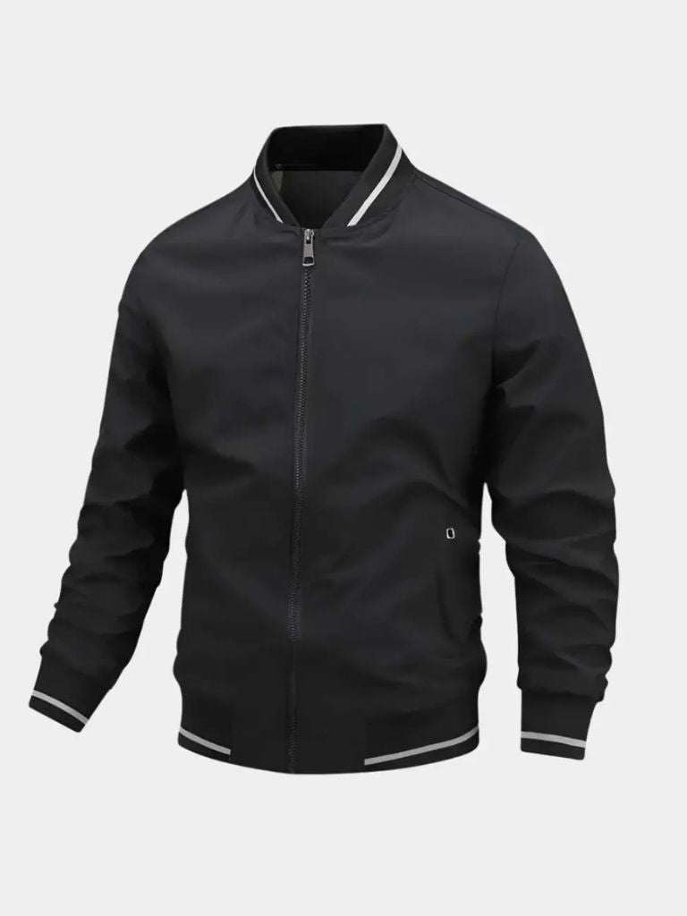 SYLVAIN | Blouson teddy en coton brossé — esprit baseball