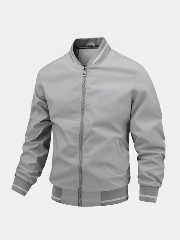 SYLVAIN | Blouson teddy en coton brossé — esprit baseball