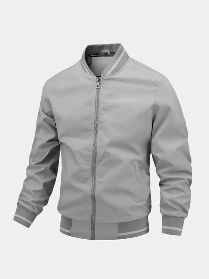 SYLVAIN | Blouson teddy en coton brossé — esprit baseball