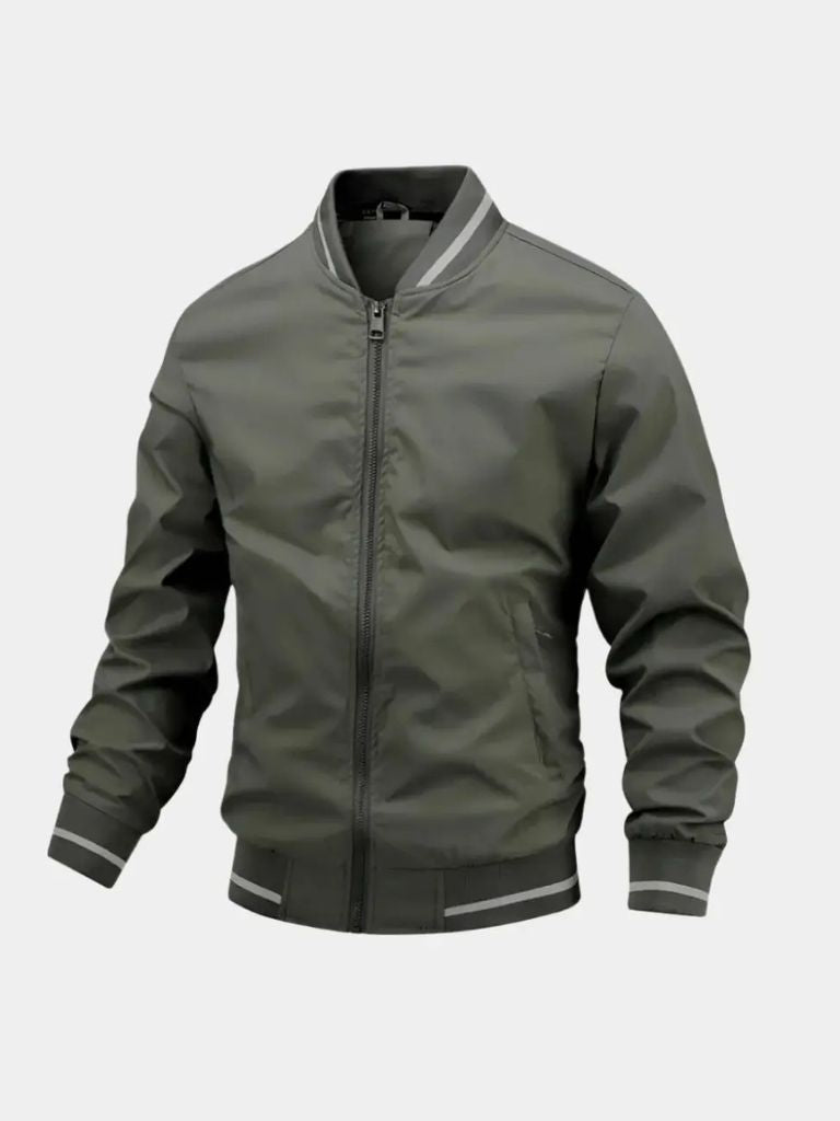 SYLVAIN | Blouson teddy en coton brossé — esprit baseball