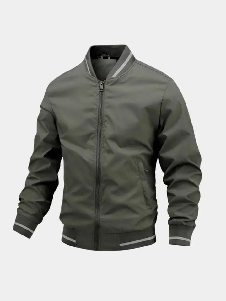 SYLVAIN | Blouson teddy en coton brossé — esprit baseball