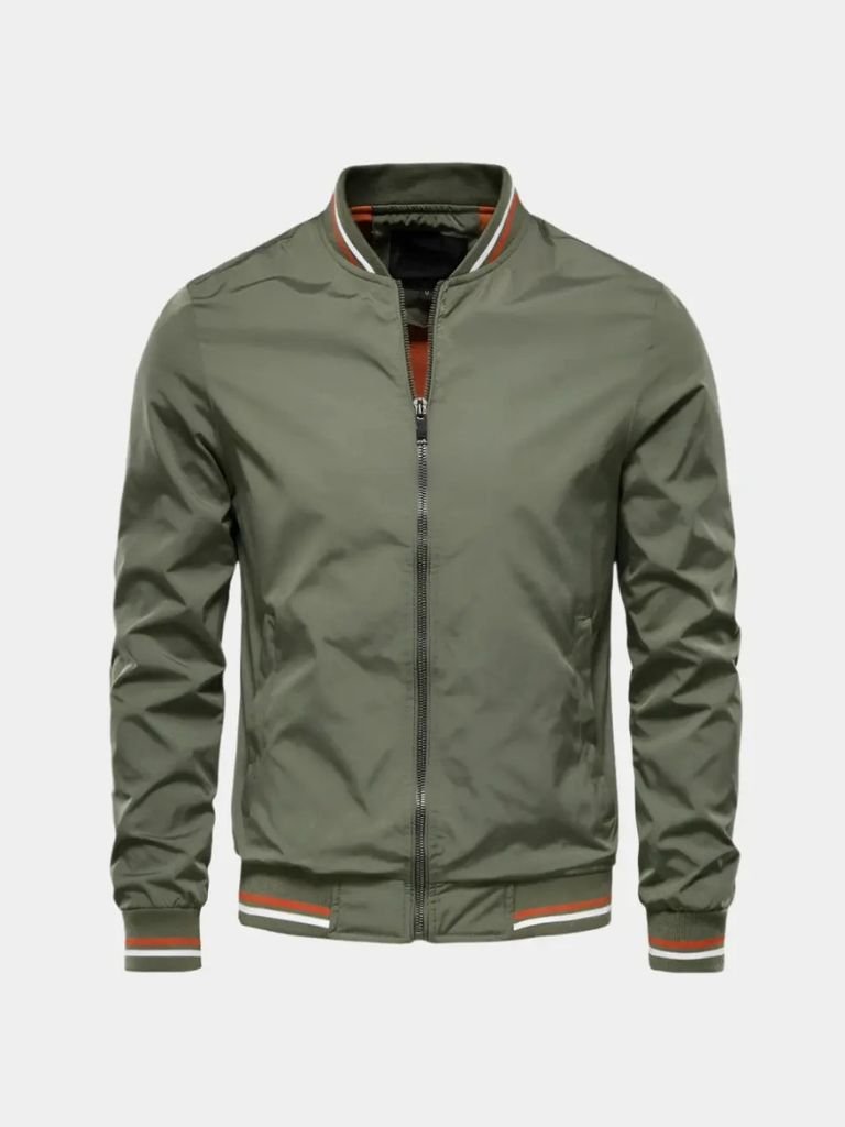 YANN | Blouson aviateur en coton brossé — coupe casual décontractée