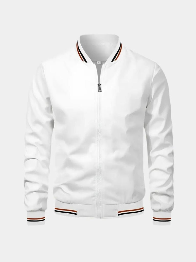 YANN | Blouson aviateur en coton brossé — coupe casual décontractée