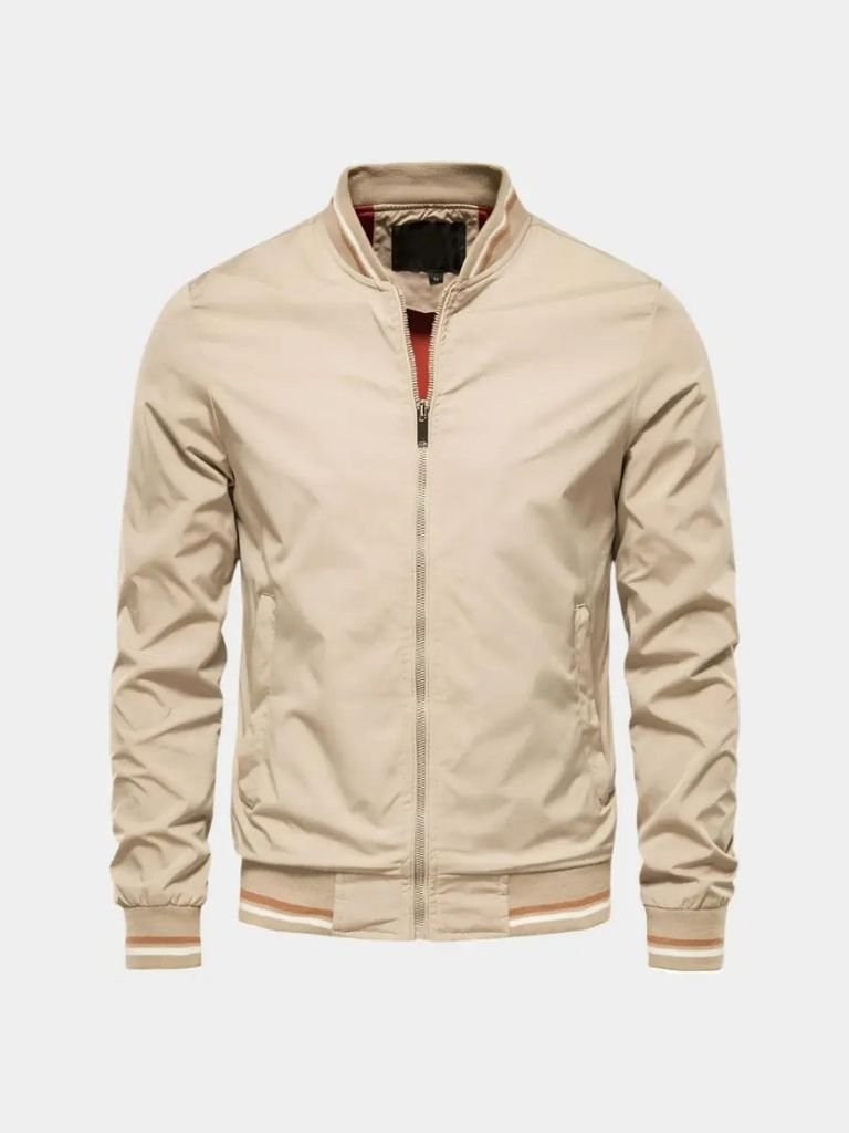 YANN | Blouson aviateur en coton brossé — coupe casual décontractée