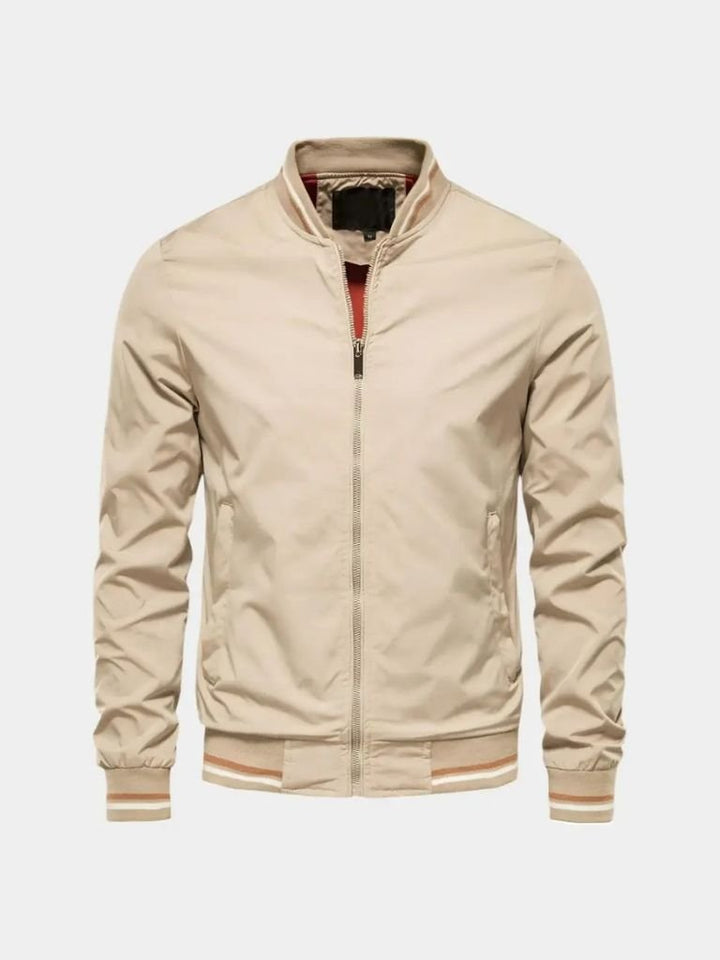 YANN | Blouson aviateur en coton brossé — coupe casual décontractée