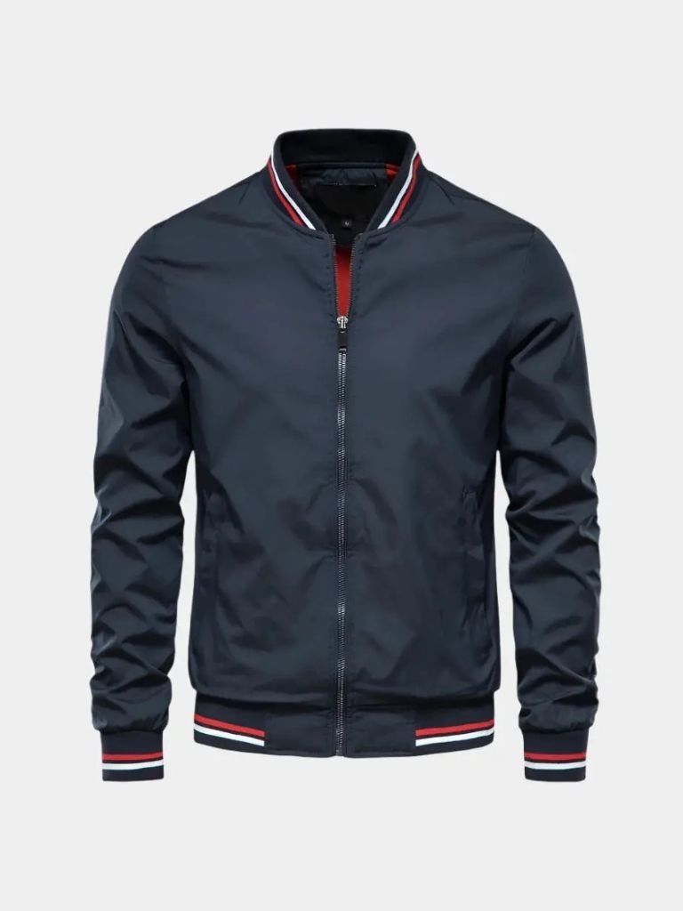 YANN | Blouson aviateur en coton brossé — coupe casual décontractée