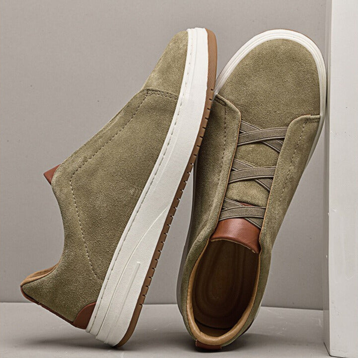 CHAUSSURES SLIP-ON EN DAIM POUR HOMME