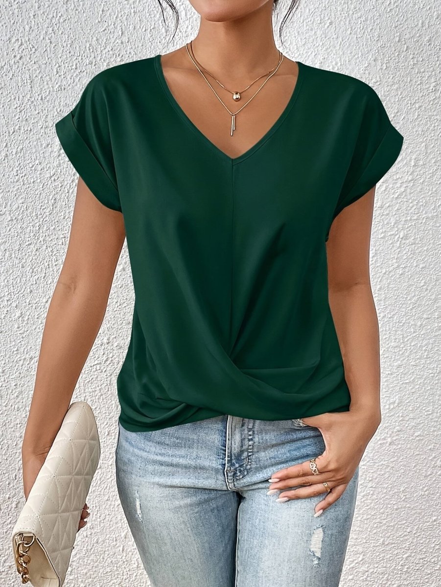 Camille | Blouse fluide croisée
