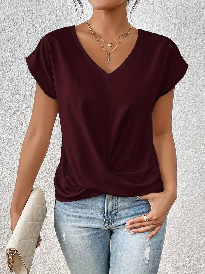 Camille | Blouse fluide croisée