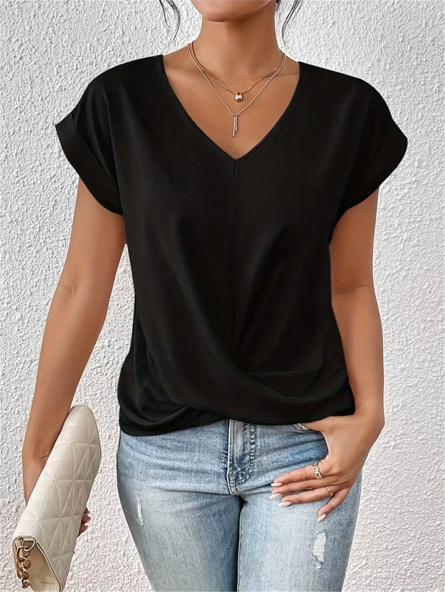 Camille | Blouse fluide croisée