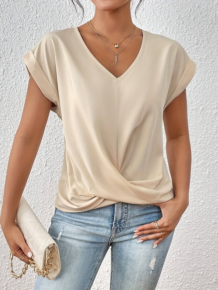 Camille | Blouse fluide croisée