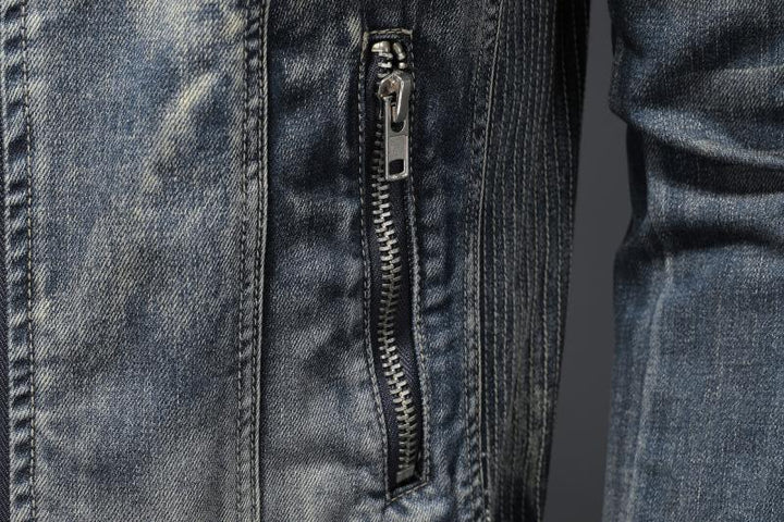 CHARLES | Veste en denim lavé — coupe trucker et finition vintage