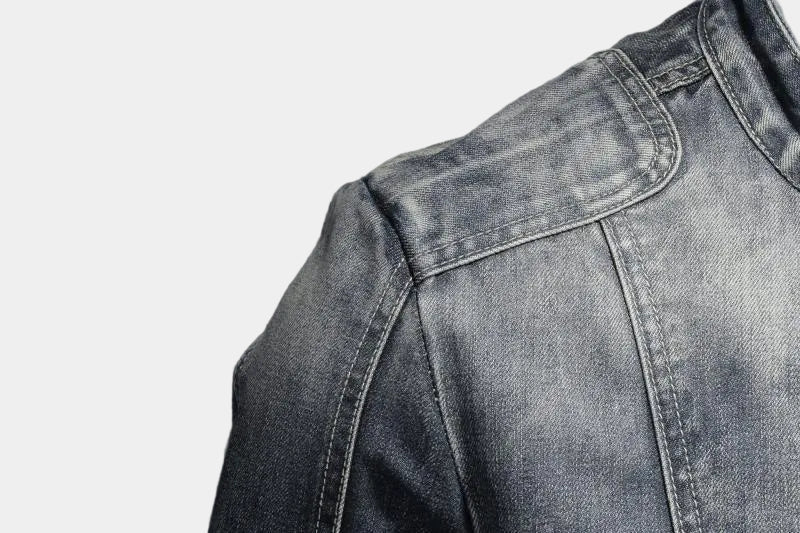 CHARLES | Veste en denim lavé — coupe trucker et finition vintage