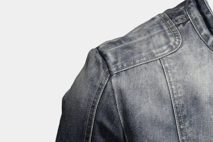 CHARLES | Veste en denim lavé — coupe trucker et finition vintage