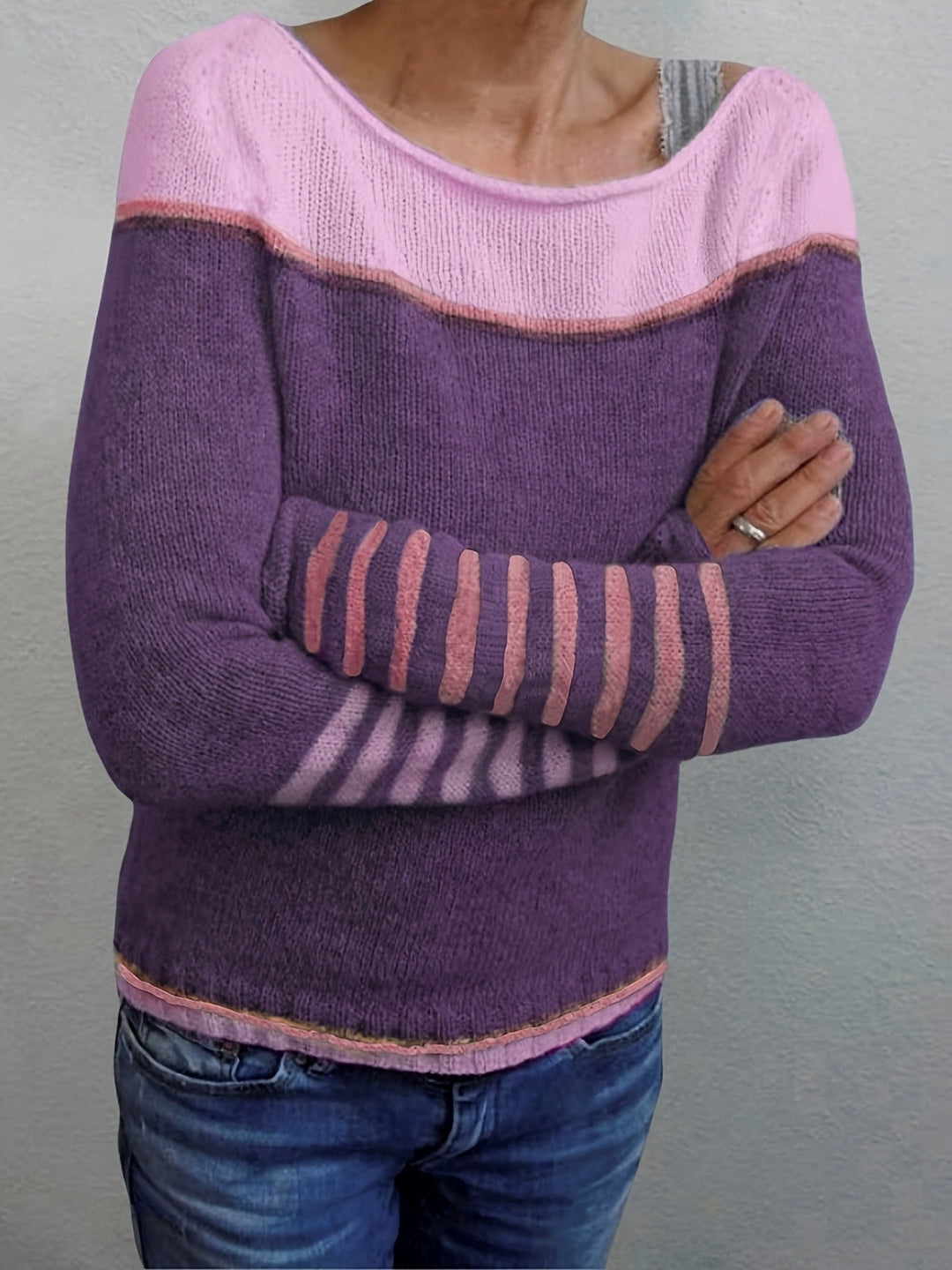 Élodie | Pull Rayures Douces