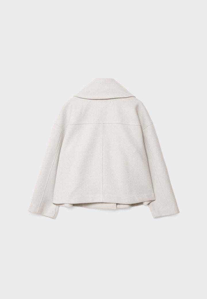 Veste courte chic à double boutonnage