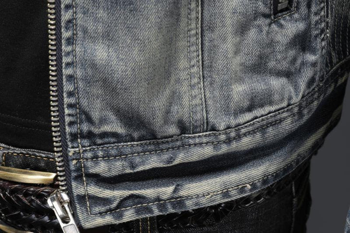 CHARLES | Veste en denim lavé — coupe trucker et finition vintage