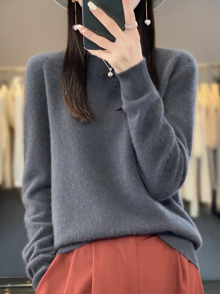 Ambra | Pull en cachemire col rond