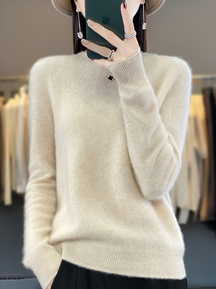 Ambra | Pull en cachemire col rond