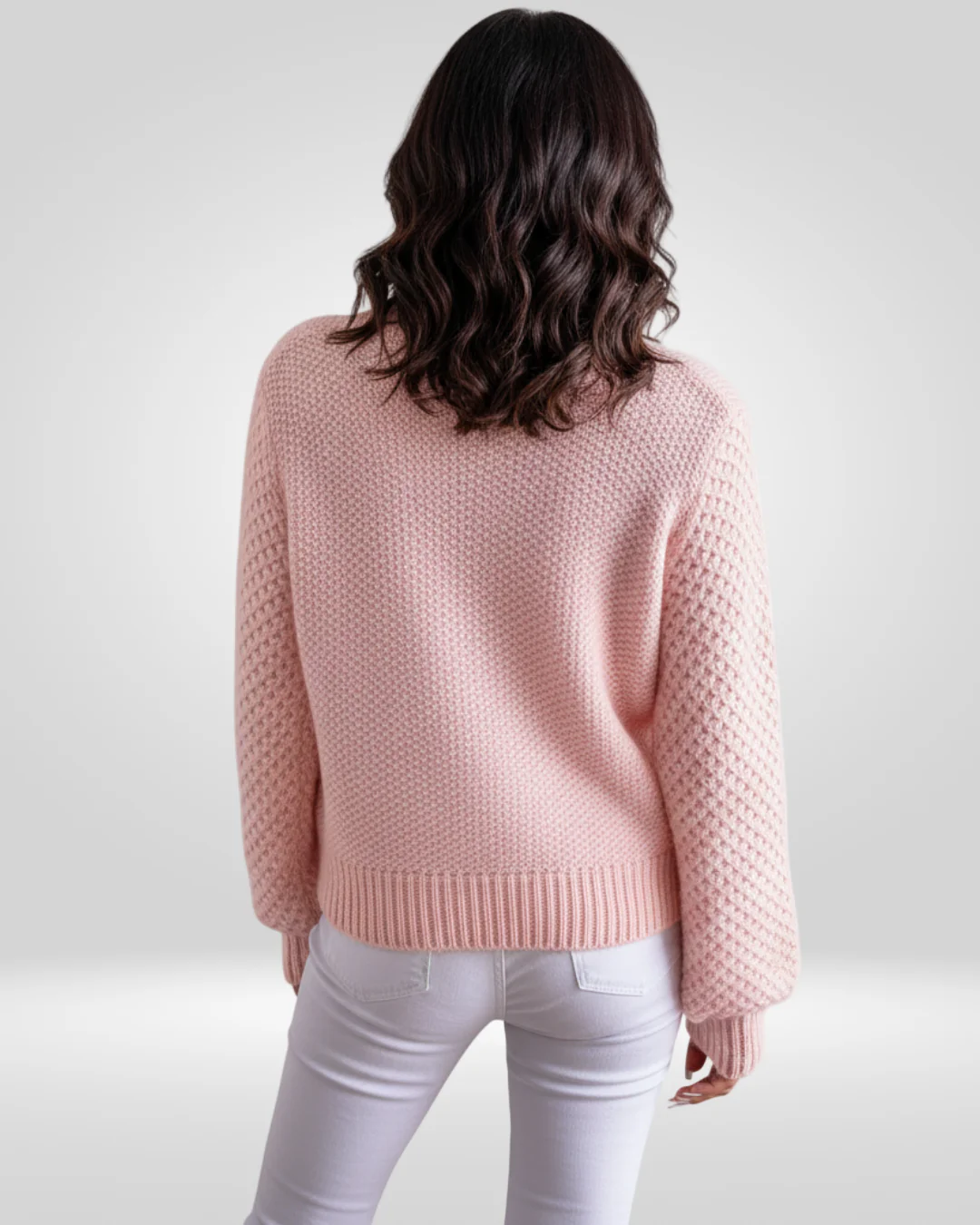 Lucie | Pull en cachemire maille texturée