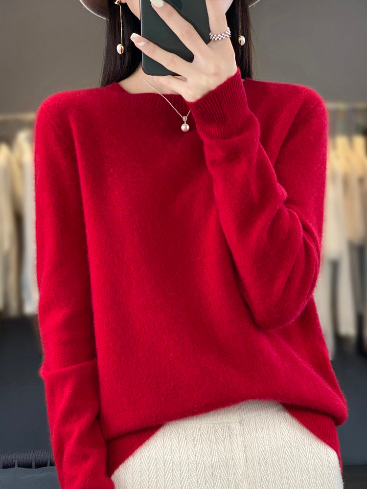 Ambra | Pull en cachemire col rond