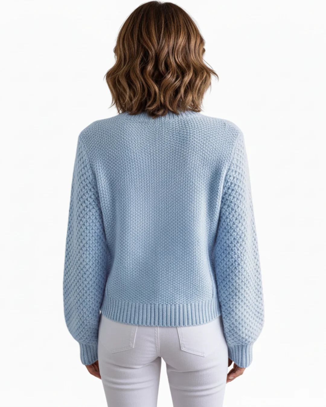 Lucie | Pull en cachemire maille texturée