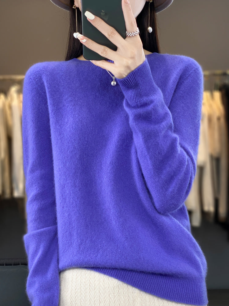 Ambra | Pull en cachemire col rond