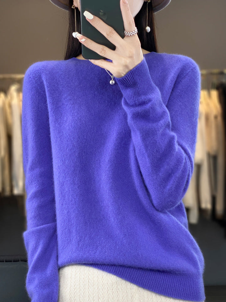 Ambra | Pull en cachemire col rond