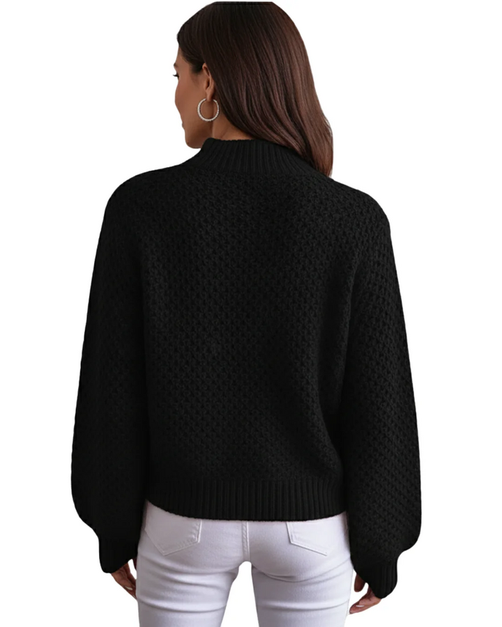 Lucie | Pull en cachemire maille texturée