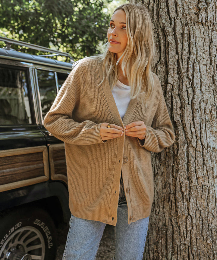 Amanda | Cardigan en cachemire col V