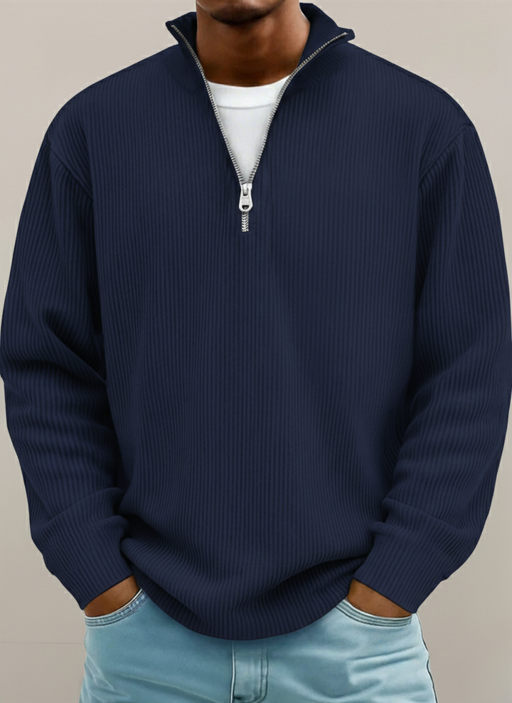 PULL ZIPPÉ CHALEUR LÉGÈRE POUR HOMMES