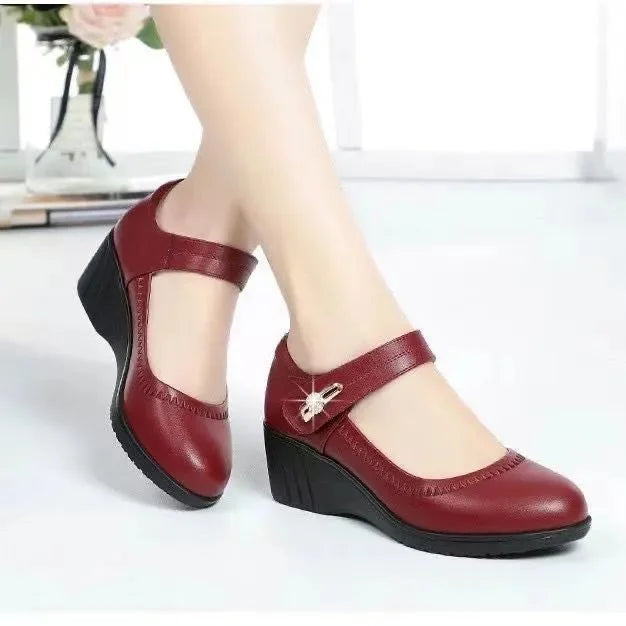 Nathalie | Chaussures élégantes à talon moyen, confort absolu