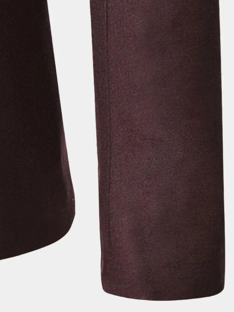 ROBERT | Veste à col travaillé en lainage — coupe taillée raffinée