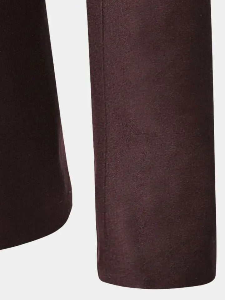 ROBERT | Veste à col travaillé en lainage — coupe taillée raffinée