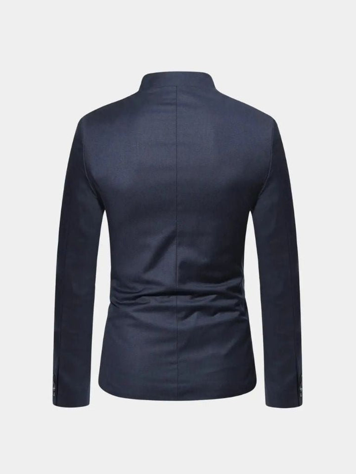 ROBERT | Veste à col travaillé en lainage — coupe taillée raffinée