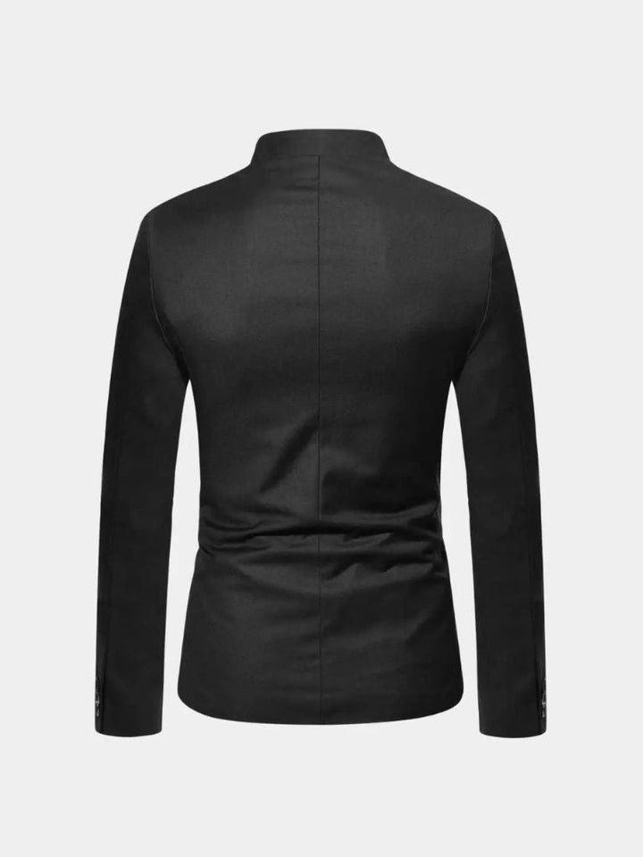 ROBERT | Veste à col travaillé en lainage — coupe taillée raffinée