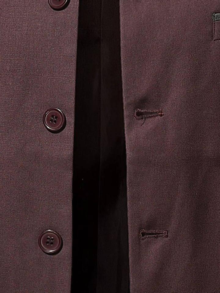 ROBERT | Veste à col travaillé en lainage — coupe taillée raffinée