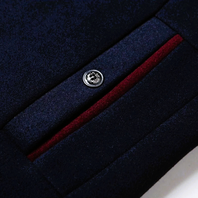 MANTEAU EN MÉLANGE DE LAINE POUR HOMME