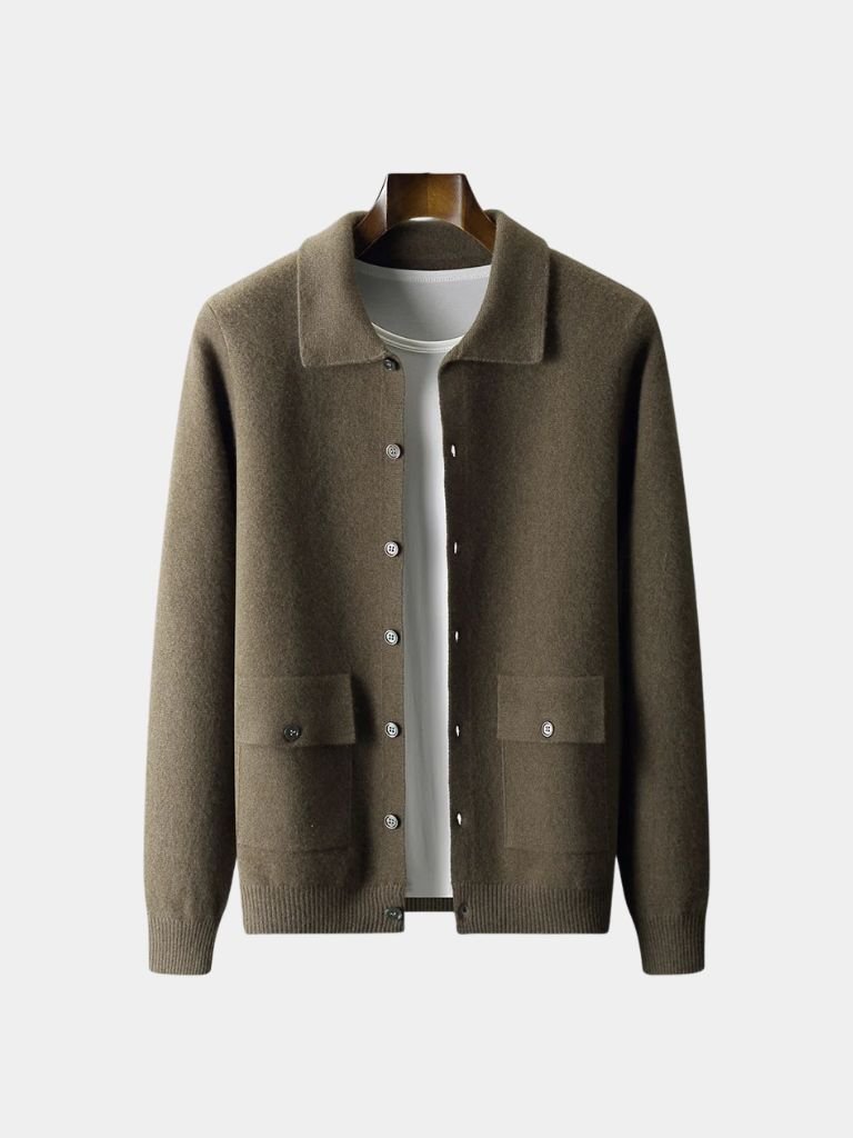 LAURENT | Manteau en cachemire — coupe taillée intemporelle