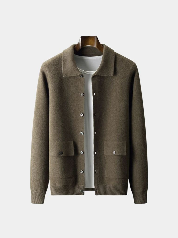LAURENT | Manteau en cachemire — coupe taillée intemporelle