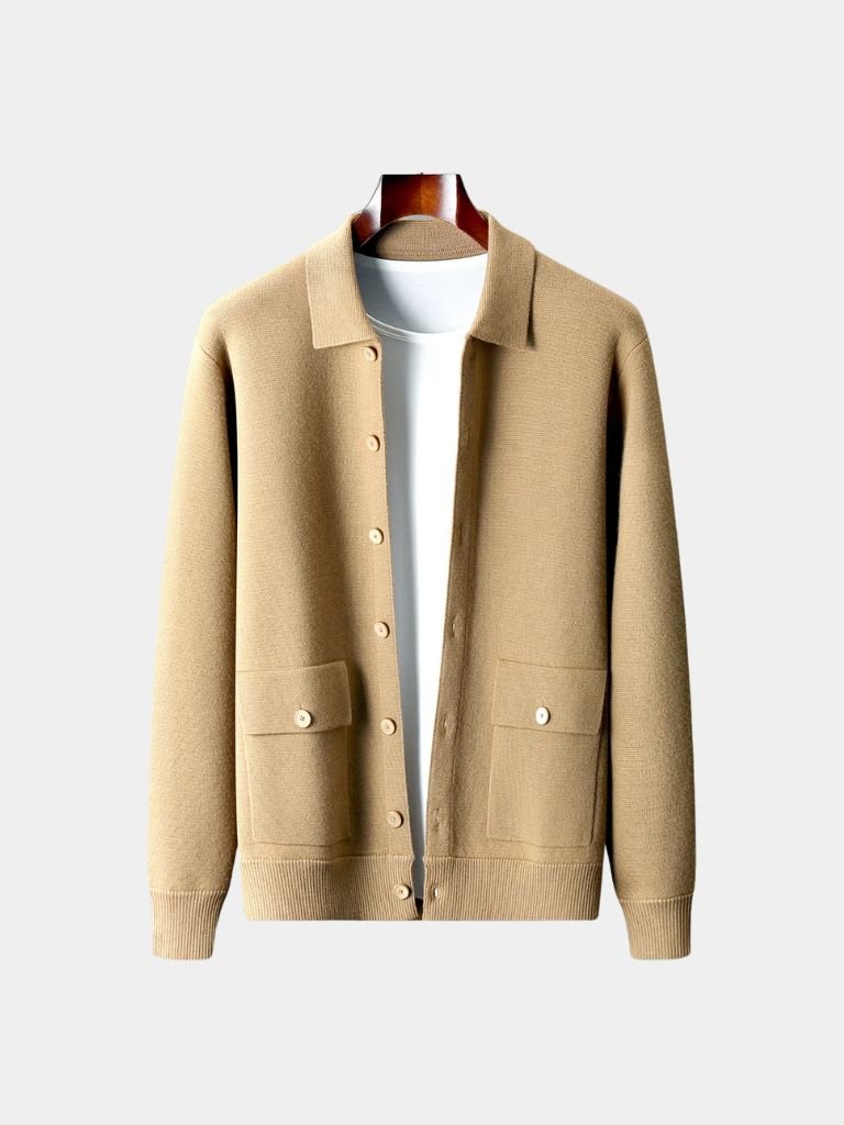LAURENT | Manteau en cachemire — coupe taillée intemporelle