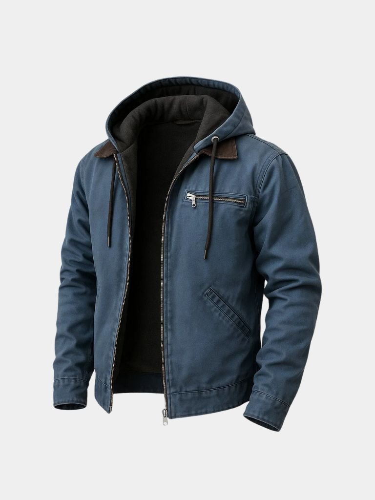 ZÉPHYRIN | Veste à capuche en coton technique — utility essentielle