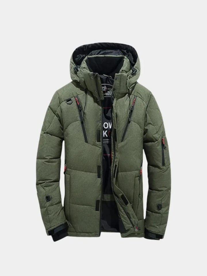 TRISTAN | Doudoune en duvet d'oie — col haut et chaleur premium